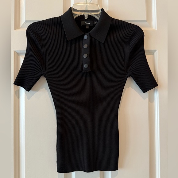 Theory Ribbed Polo - Picture 1 of 6